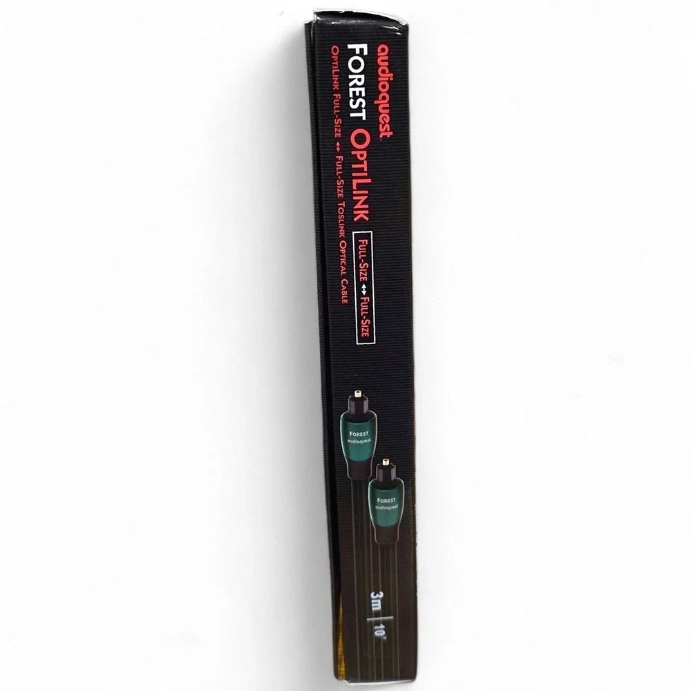 AudioQuest Forest OptiLink Optical Cable 3m 10ft Toslink Digital Audio High-Res